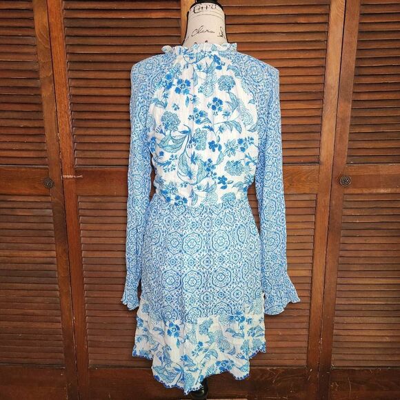 House Of Harlow 1960 Floral Mini Babydoll Dress - Picture 2 of 11